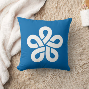 Coussin Drapeau de la préfecture de Fukuoka, Japon