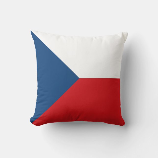 Coussin Drapeau de la République tchèque (Recto)