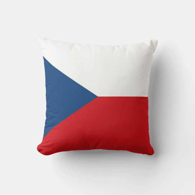Coussin Drapeau de la République tchèque (Recto)
