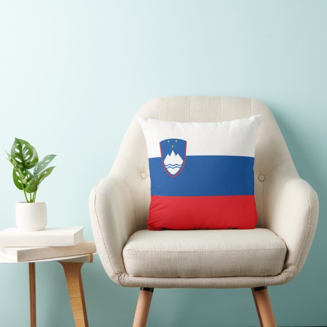 Coussin Drapeau de la Slovénie (Chaise)