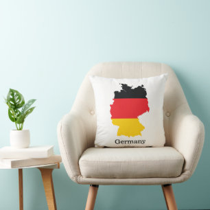 Coussin Drapeau de l'Allemagne dans un design de souvenir 