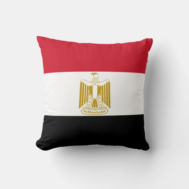 Coussin Drapeau de l'Égypte (Recto)