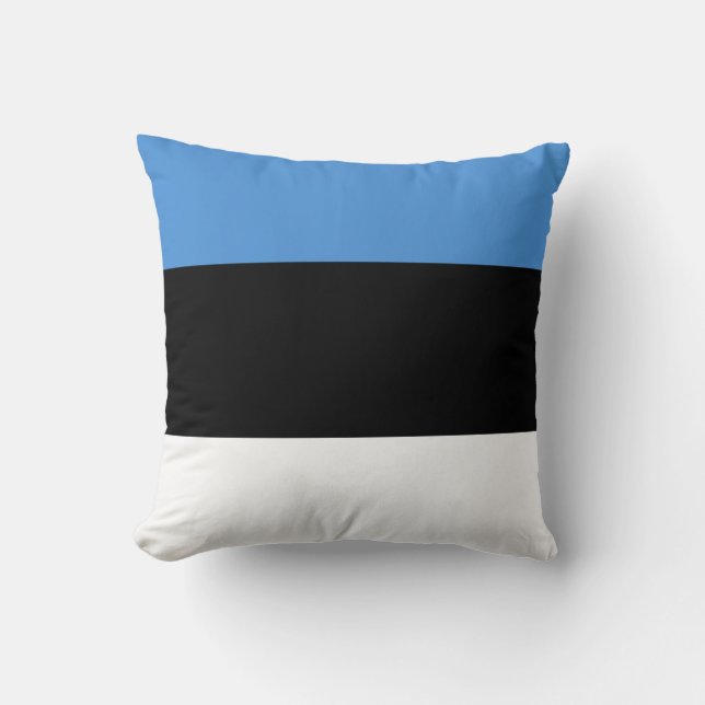 Coussin Drapeau de l'Estonie (Recto)