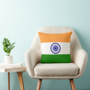 Coussin Drapeau de l'Inde