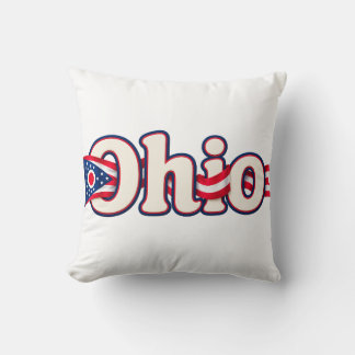 Coussin Drapeau de l'Ohio