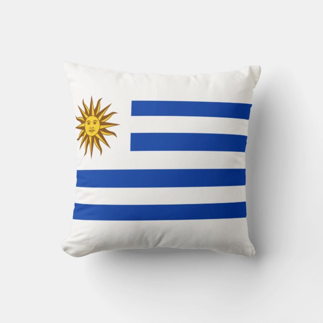Coussin Drapeau de l'Uruguay (Recto)
