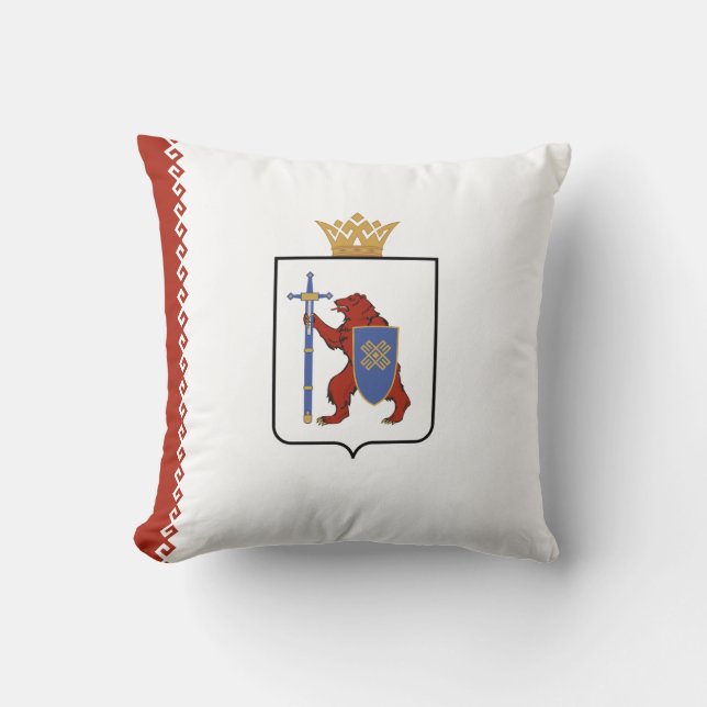 Coussin Drapeau de Mari El (Recto)