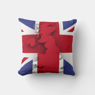 Coussin Drapeau de pays britannique