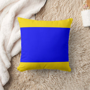 Coussin Drapeau de signalisation maritime : Lettre « D » (