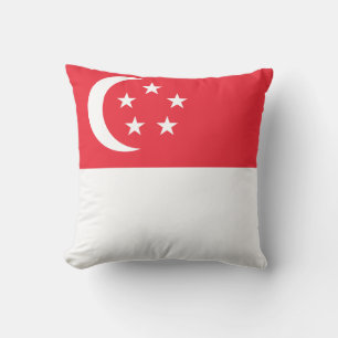 Coussin Drapeau de Singapour