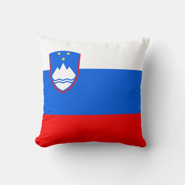 Coussin Drapeau de Slovénie (Recto)