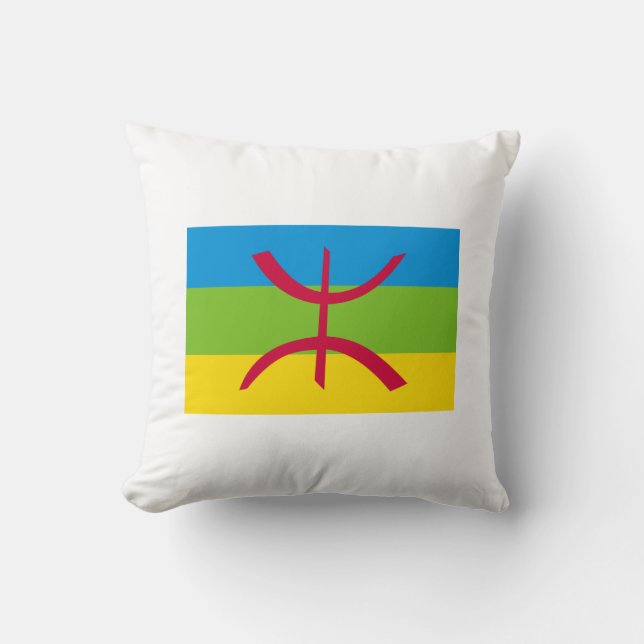 Coussin Drapeau de tamazight (Recto)