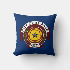 Coussin Drapeau d'El Paso (Texas City)