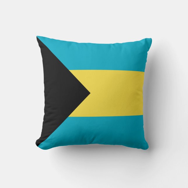 Coussin Drapeau des Bahamas (Recto)
