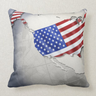 Coussin Drapeau des Etats-Unis