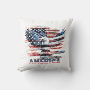 Coussin Drapeau des États-Unis. Amérique