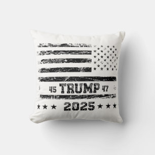 Coussin Drapeau des Etats-Unis.Donald Trump.