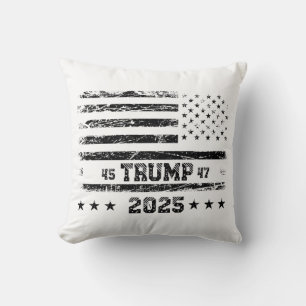 Coussin Drapeau des États-Unis.Président Donald Trump.R