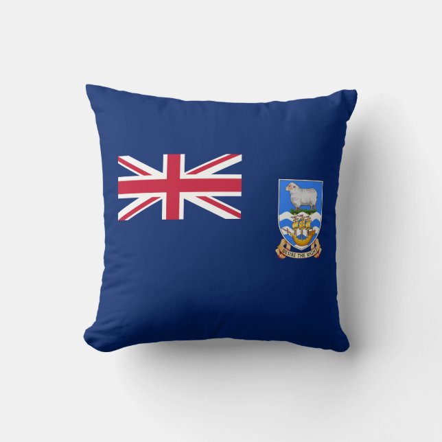 Coussin Drapeau des îles Falkland (Recto)
