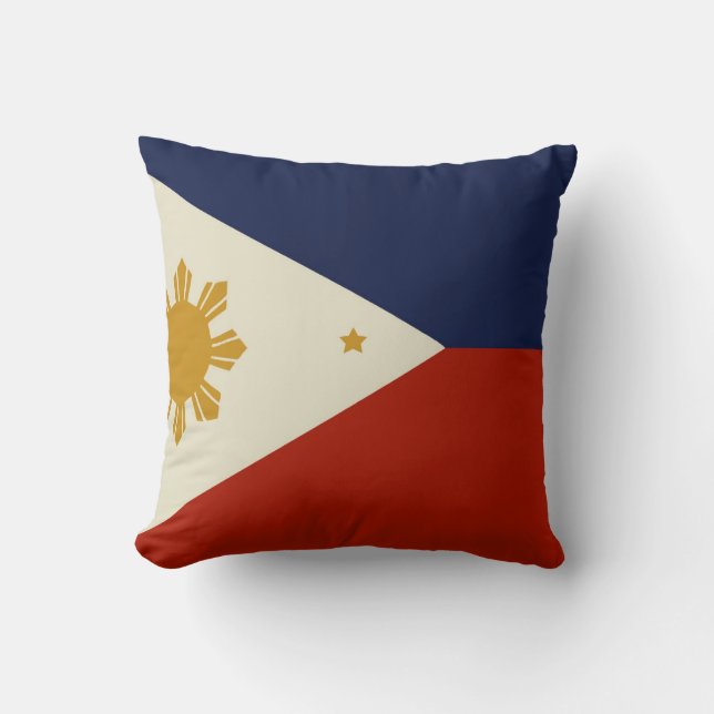 Coussin Drapeau des Philippines (Recto)