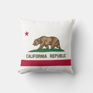 Coussin Drapeau d'État de la République de Californie