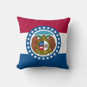 Coussin Drapeau d'État du Missouri