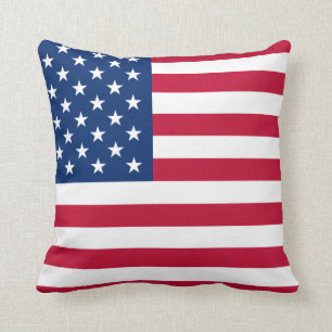 Coussin Drapeau d'étoile des Etats-Unis