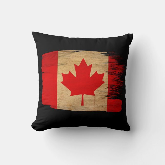 Coussin Drapeau du Canada (Recto)