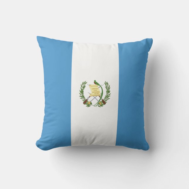 Coussin Drapeau du Guatemala (Recto)
