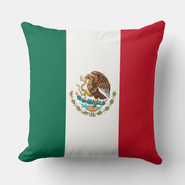 Coussin Drapeau du Mexique, Bandera de la République mexic (Recto)