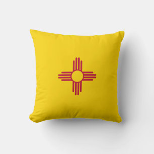 Coussin Drapeau du Nouveau-Mexique (États-Unis)