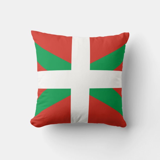 Coussin Drapeau du Pays basque (Recto)
