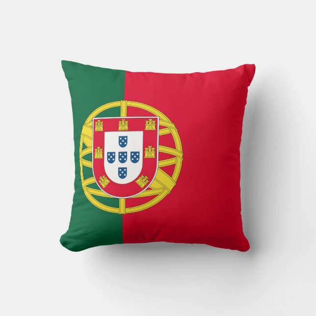 Coussin Drapeau du Portugal pour jour férié au Portugal (Recto)