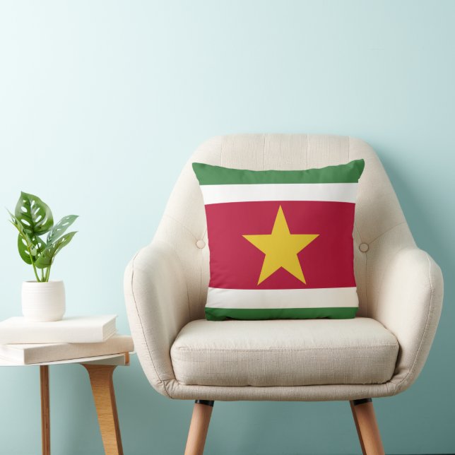 Coussin drapeau du Suriname (Chaise)