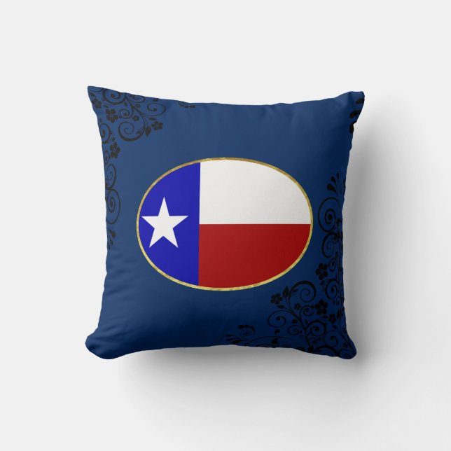 Coussin Drapeau du Texas (Recto)