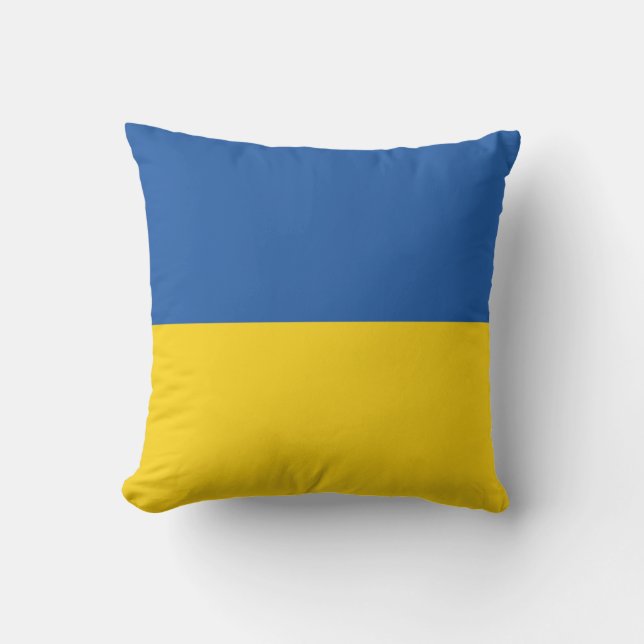 Coussin Drapeau d'Ukraine (Recto)