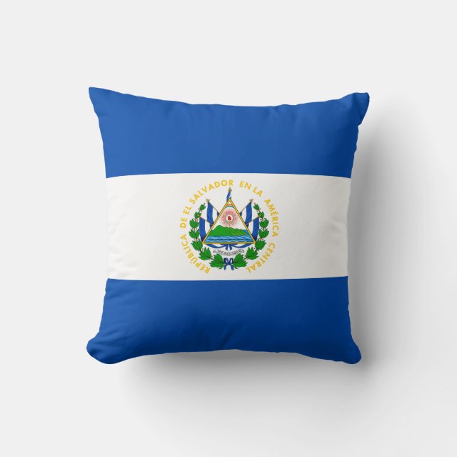 Coussin Drapeau El Salvador (Recto)