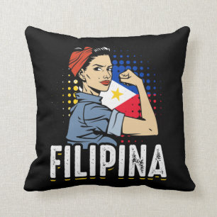 Coussin Drapeau Fière Philippine