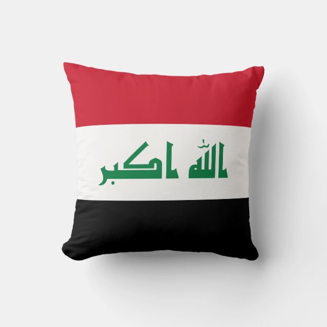 Coussin Drapeau Iraq (Recto)