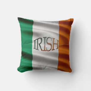 Coussin Drapeau irlandais Patriotique Celtique Irlande