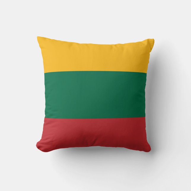 Coussin Drapeau Lituanie (Recto)