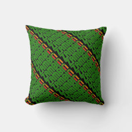 Coussin Drapeau national de Zambie magnifique