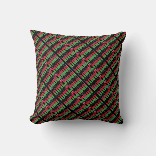 Coussin Drapeau national du Malawi (Recto)
