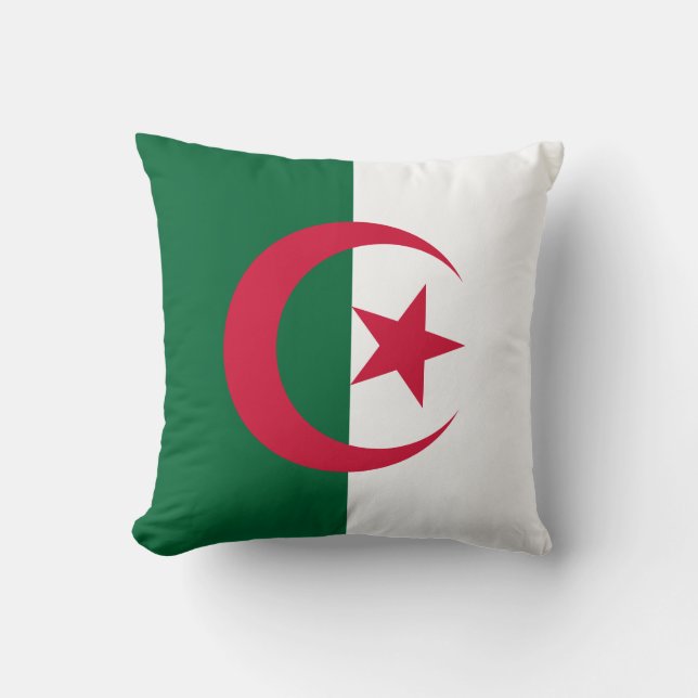 Coussin Drapeau patriotique algérien (Recto)