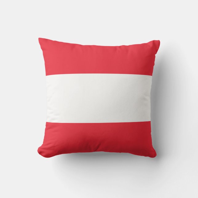 Coussin Drapeau patriotique autrichien (Recto)