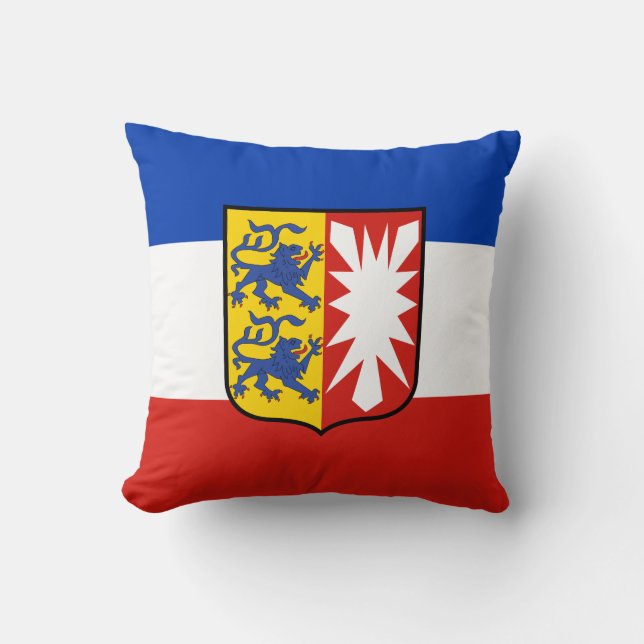 Coussin Drapeau Schleswig-Holstein (Recto)