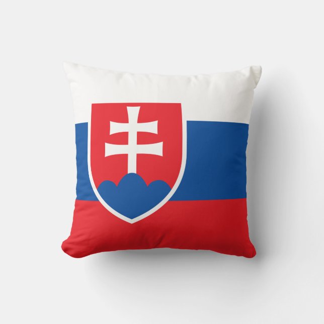 Coussin Drapeau Slovaquie (Recto)