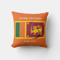 DRAPEAU SRI LANKA Écriture patriotique sur mesure