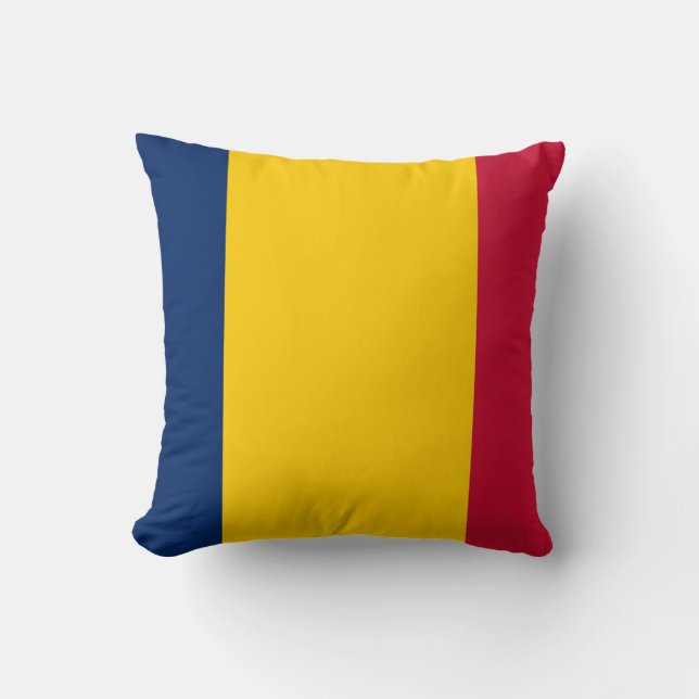 Coussin Drapeau Tchad (Recto)