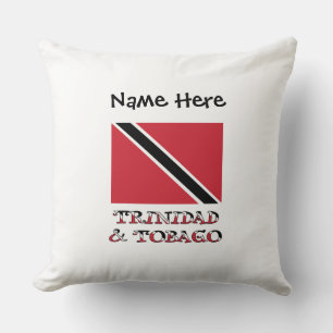 Coussin Drapeau Trinité-et-Tobago personnalisé